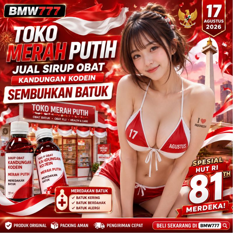 BMW777: Toko Merah Putih Jual Sirup Obat Kandungan Kodein Sembuhkan Batuk